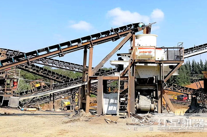 制砂機(jī)成品粒型好，成品多用于建筑工程，道路基建